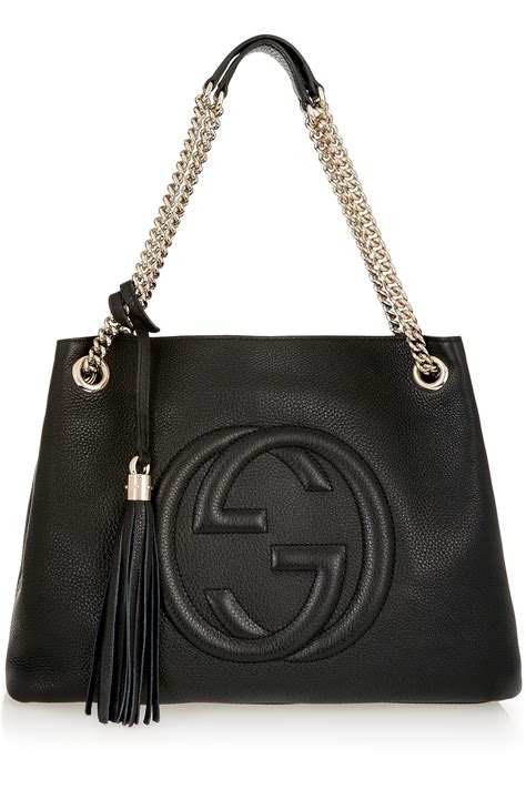 gucci shoulder bag black|cheapest gucci shoulder bag.